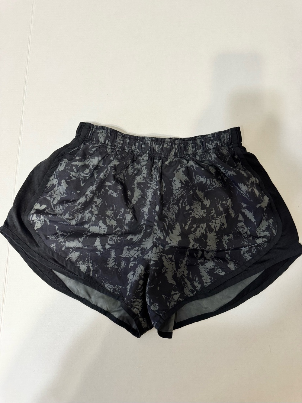 Nike Women's Black & Gray Athletic Shorts